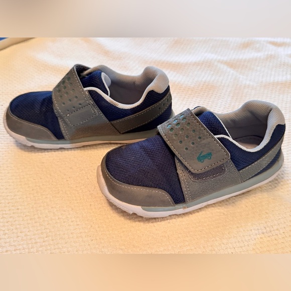 SEE KAI RUN Ryder FlexiRun Blue & Grey Toddler Kids Sneakers Velcro Tennis Shoes - Picture 7 of 16